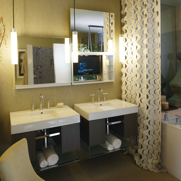 Robern Uplift Series W 27'' H Recessed Frameless Medicine with